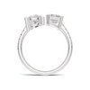 Dual Accent Statement Ring