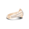 Paved Heart Statement Ring