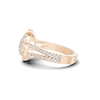 Paved Heart Statement Ring