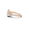 Luxe Teardrop Halo Ring