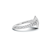 Luxe Teardrop Halo Ring