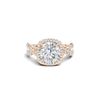 Luxe Twisted Infinity Halo Ring