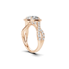Luxe Twisted Infinity Halo Ring