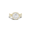 Luxe Twisted Infinity Halo Ring