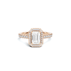 Infinity Halo Accent Ring