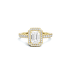 Infinity Halo Accent Ring