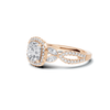 Decorative Marquise Halo Ring