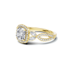 Decorative Marquise Halo Ring