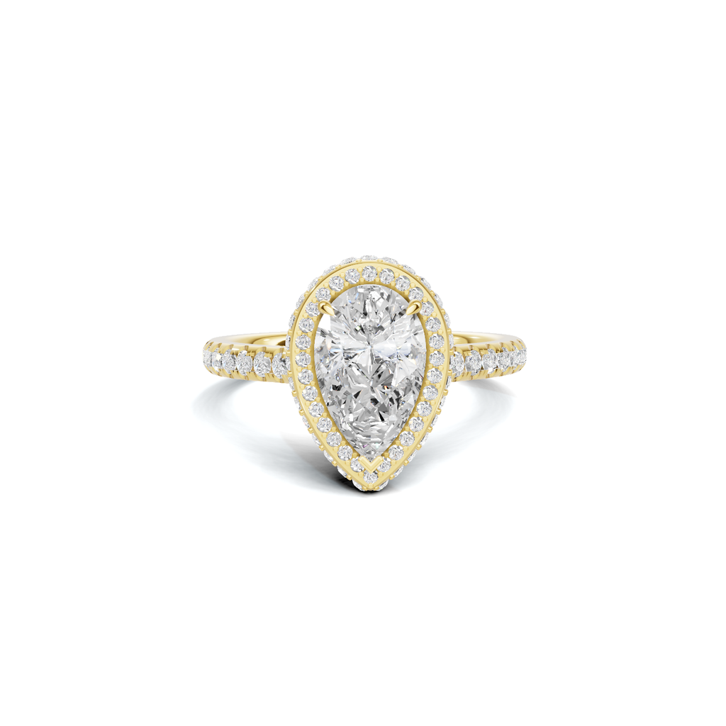 Elegant Halo Ring