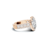 Pavé Halo Bridal Ring