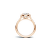 Pavé Halo Bridal Ring