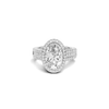 Pavé Halo Bridal Ring