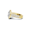 Pavé Halo Bridal Ring