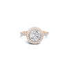Elegant Pave Halo Ring