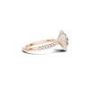 Elegant Pave Halo Ring
