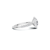 Elegant Pave Halo Ring