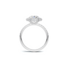 Elegant Pave Halo Ring
