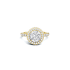 Elegant Pave Halo Ring