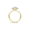 Elegant Pave Halo Ring