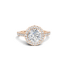 Pave Halo Statement Ring
