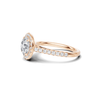 Pave Halo Statement Ring