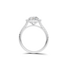 Pave Halo Statement Ring
