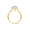 Pave Halo Statement Ring