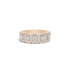 Five Stone Halo Ring