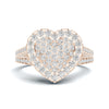 Elite Pave Heart Statement Ring