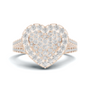 Heart Pave Ring