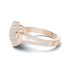 Elite Pave Heart Statement Ring