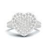 Elite Pave Heart Statement Ring