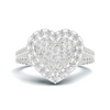 Heart Pave Ring