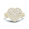 Heart Pave Ring