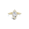 Grand Marquise Halo Statement Ring