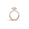 Luxe Halo Pave Ring