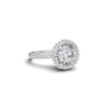 Luxe Halo Pave Ring