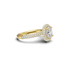 Luxe Halo Pave Ring