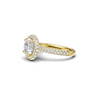 Luxe Halo Pave Ring