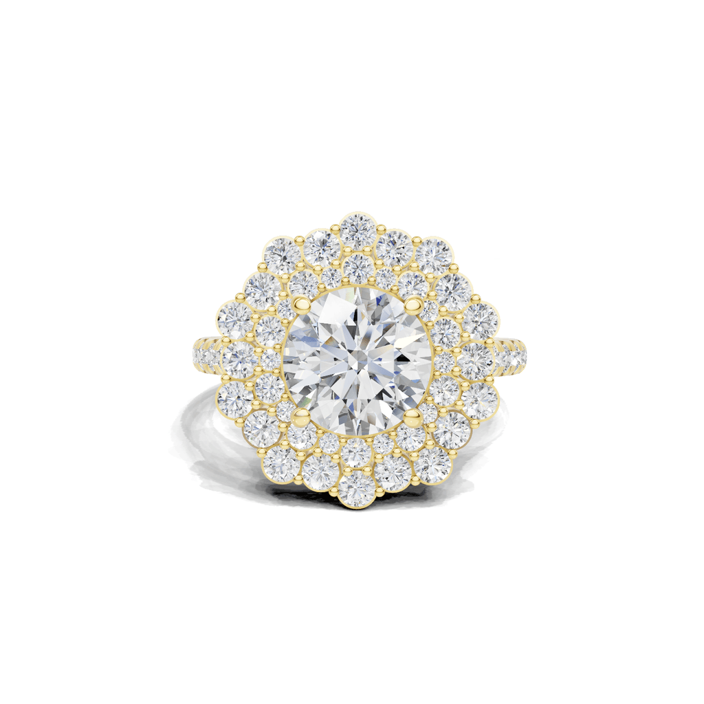Luxe Double Halo Ring