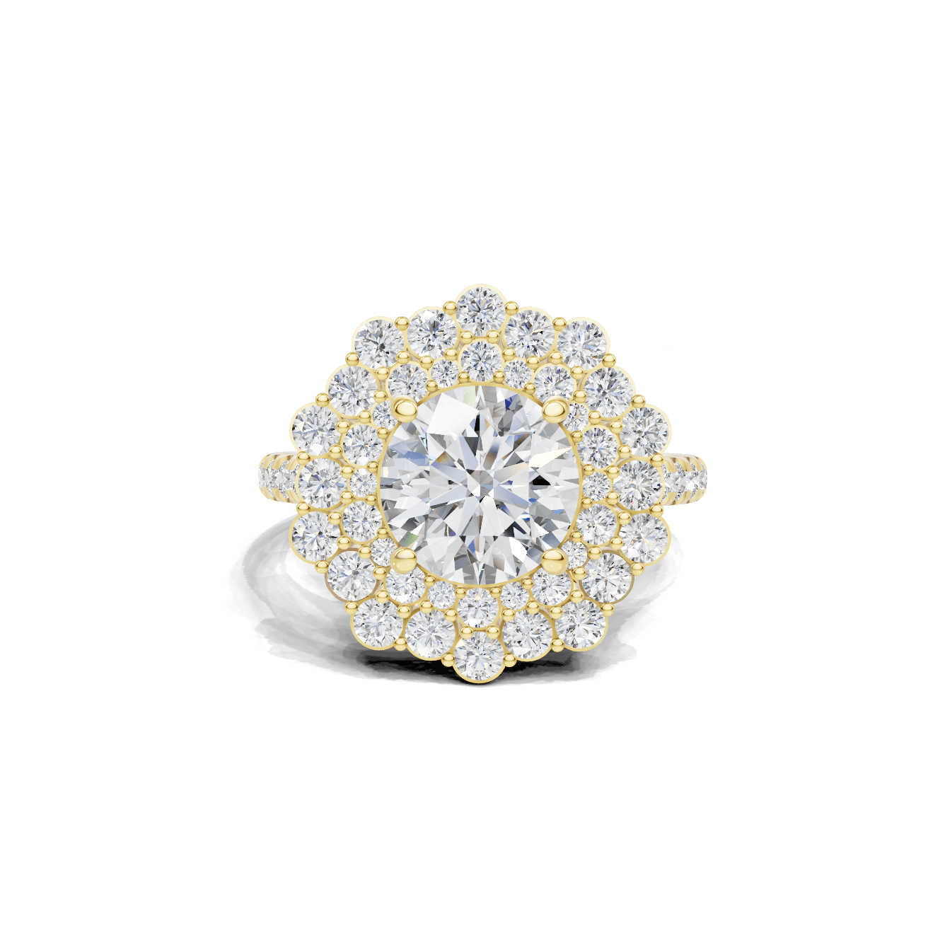 Luxe Double Halo Ring