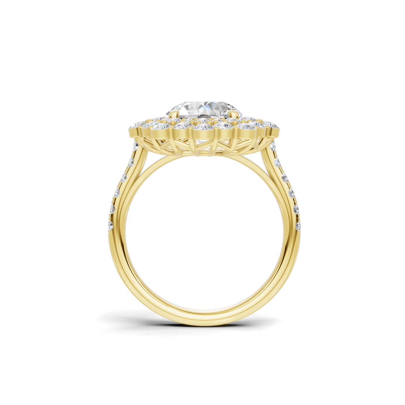 Luxe Double Halo Ring