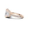 Luxe Three Stone Pave Ring