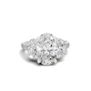 Luxe Three Stone Pave Ring