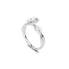 Elegant Infinity Twist Ring