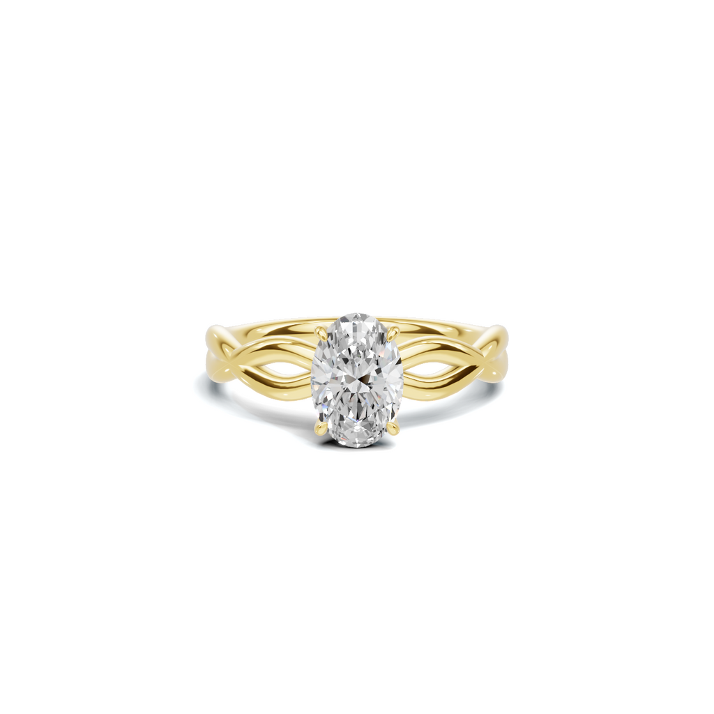 Elegant Infinity Twist Ring