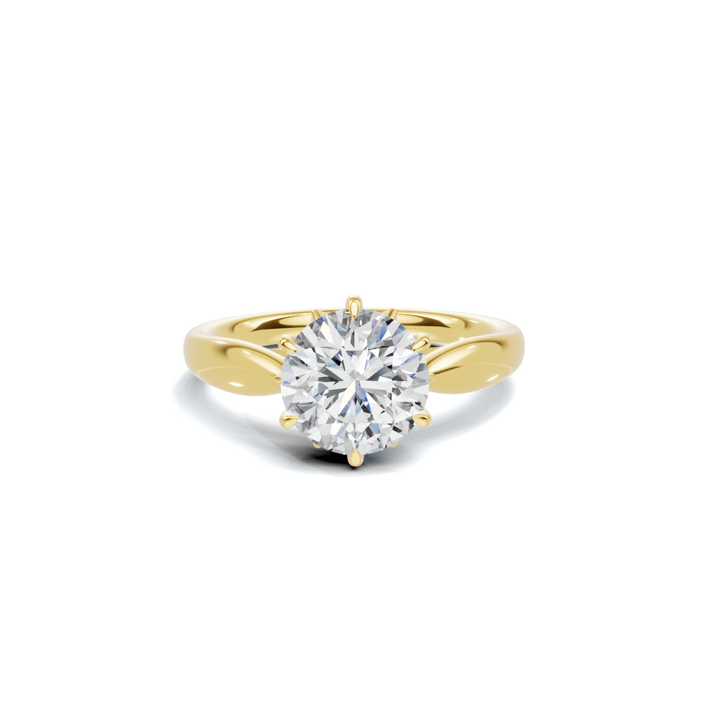 Elegant Six Prong Ring