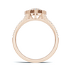 Majestic Pave Heart Statement Ring