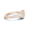 Majestic Pave Heart Statement Ring