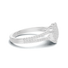 Majestic Pave Heart Statement Ring
